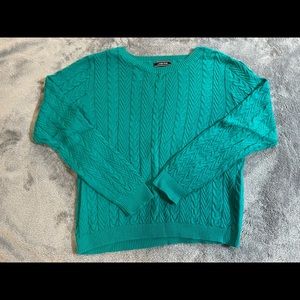 Teal sweater